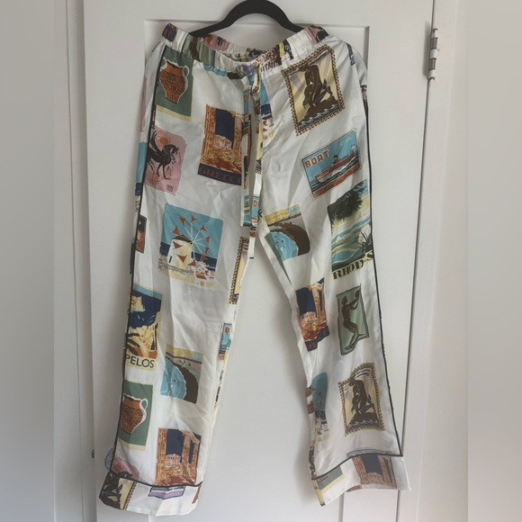 Olivia Von Halle Matching Set in Yves Greece Postcard print size XS - Picture 6 of 7